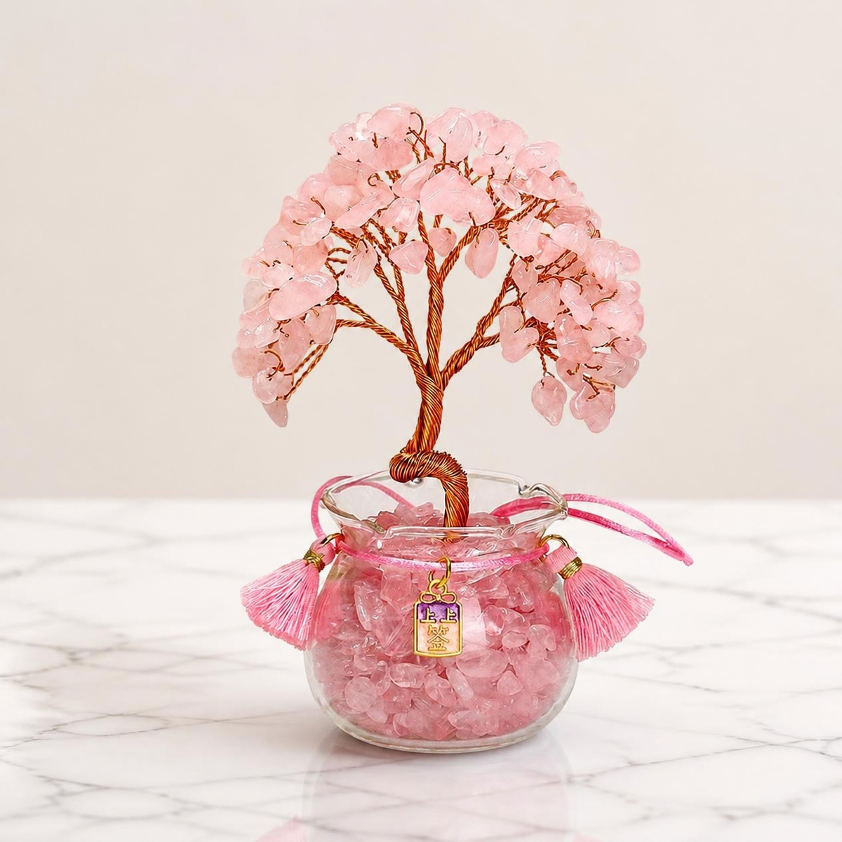 Crystal Money Tree Mini Feng Shui Decor