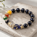 Black Obsidian Pixiu Protection Bracelet